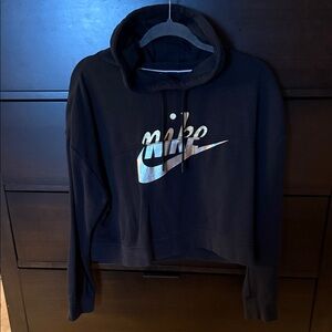 Nike Women's Charcoal Gray Hoodie